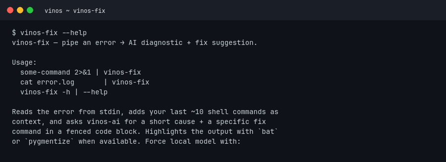 vinos-fix --help output