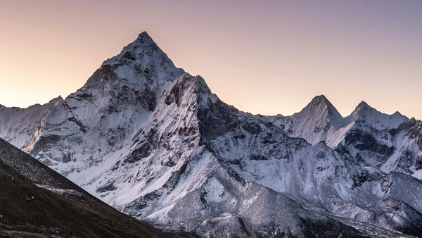 summit — Ama Dablam at dawn